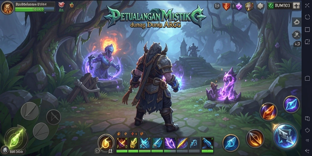 Tampilan gameplay epik dari <strong>BUMI303</strong> yang penuh aksi dan strategi.