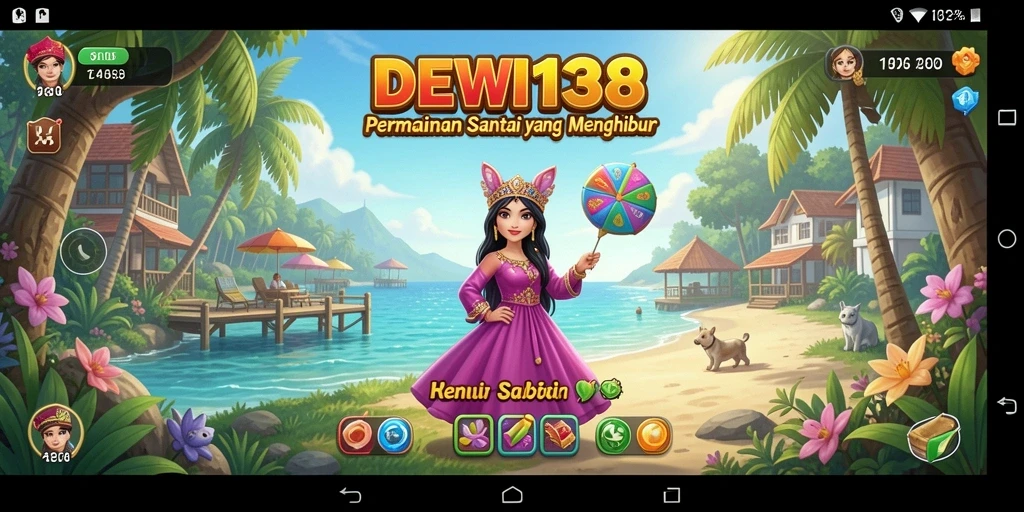 Tampilan menarik dari gameplay DEWI138 yang penuh warna.