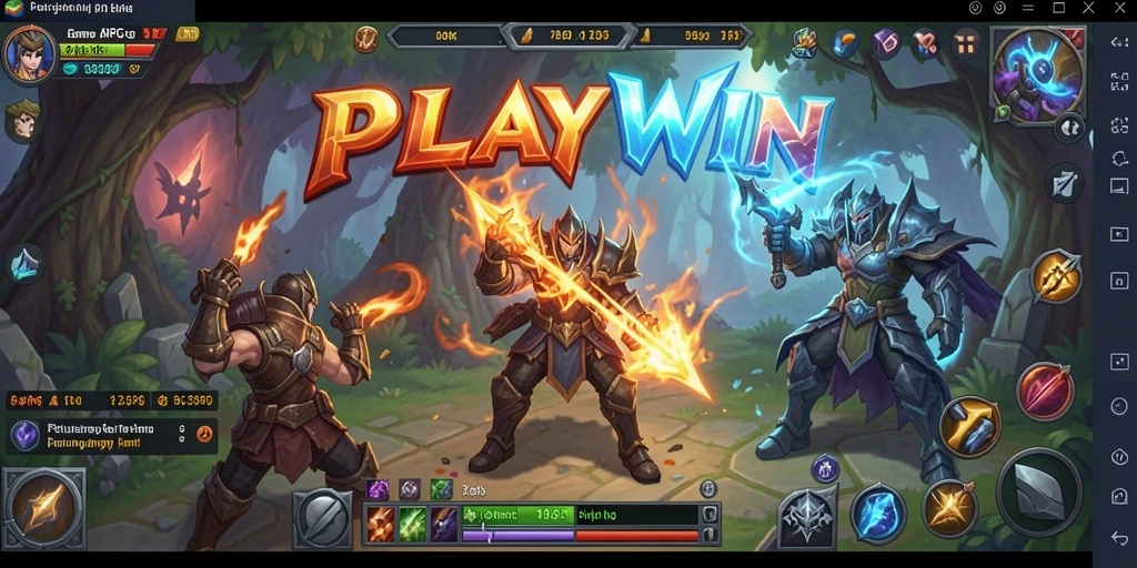 Tampilan gameplay ARPG yang seru dan menantang di PLAYWIN.