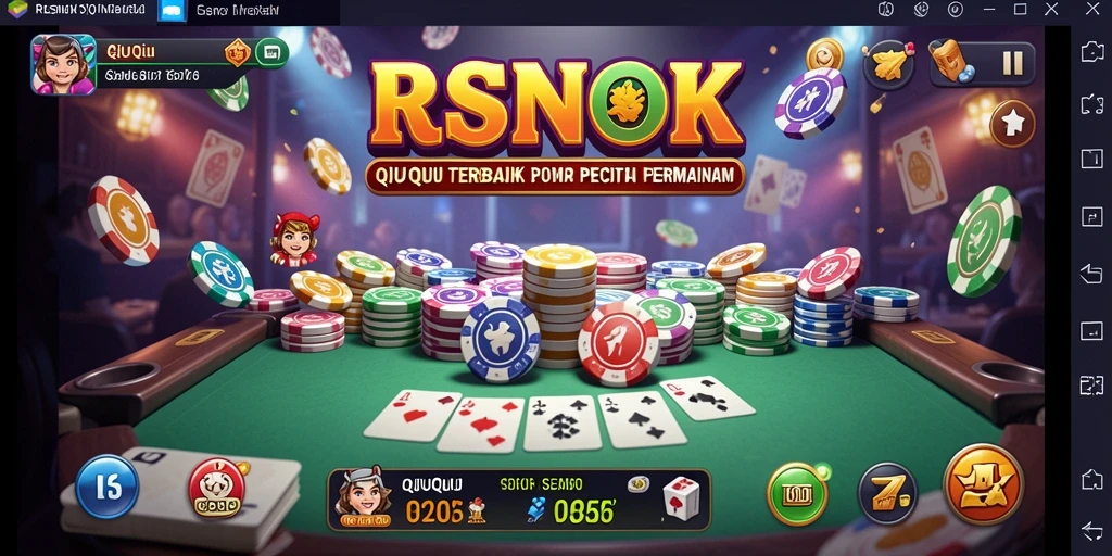 Screenshot gameplay QiuQiu yang menarik dan dinamis.